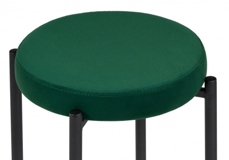 Табурет Кудо велюр velutto 33, черный