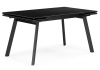 Керамический стол Норман 140(200)х80 черный мрамор, черный