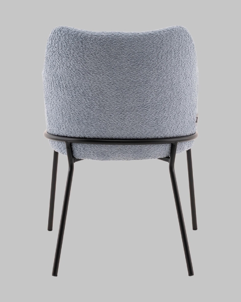 Стул с подлокотниками Кози new ткань букле синий