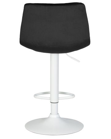 Стул барный TAILOR белый черный велюр MJ9-101