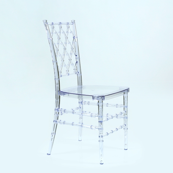 Стул N-103 Chiavari Diamond прозрачный банкетный разборный
