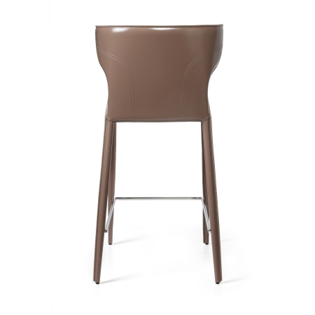 Стул полубарный Austin, кожа капучино
