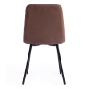 Стул CHILLY MAX ткань и металл, 45х54х90 см, коричневый 01, черный