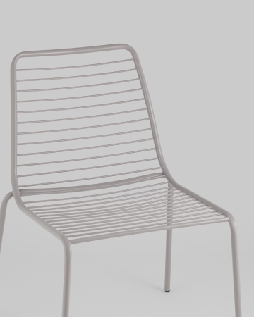 Стул Дели металл серый