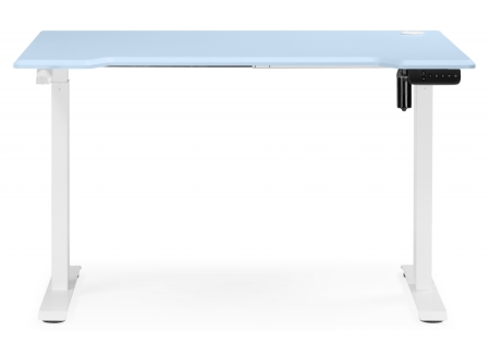 Компьютерный стол Маркос 140х80 голубой, белый
