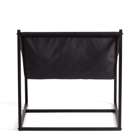 Кресло Charli коричневый, ткань и металл, мягкое сиденье, с подлокотниками