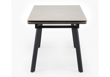 Керамический стол Норман 140(200)х80 carmen light grey, черный