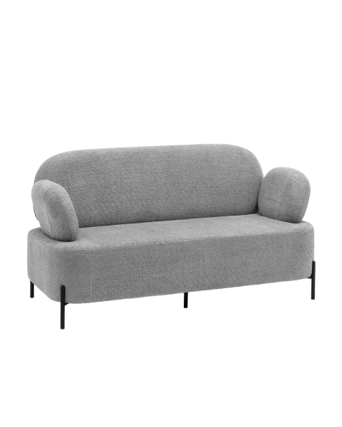 Диван Кэнди ткань букле светло-серый