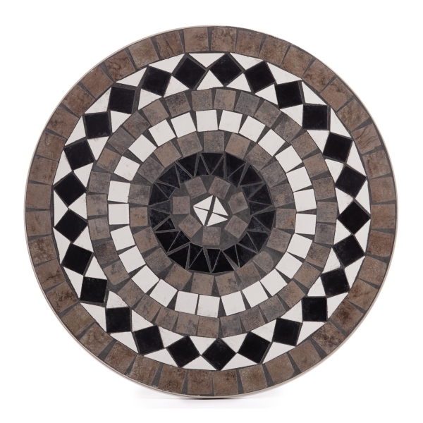 Стол Secret de Maison ROMEO (PL08-7451RV) металл, 60*72 см, белый, плитка "калейдоскоп"