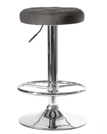 Табурет барный BRUNO серый велюр MJ9-75