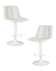 Набор 2 шт Стул барный TAILOR WHITE, белый PU