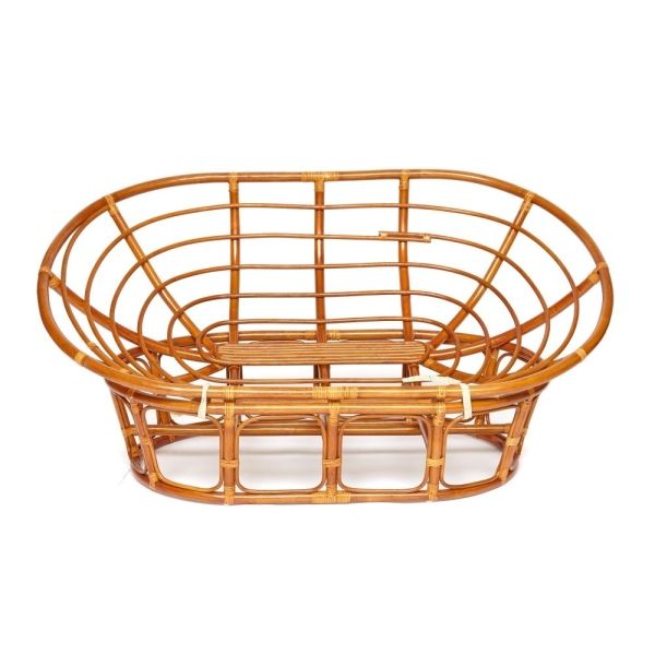 Кресло "MAMASAN" без подушки, коньяк