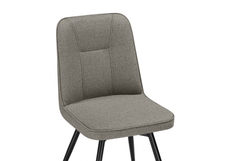 Стул на металлокаркасе Texas 3 поворотный светло-серый, черный