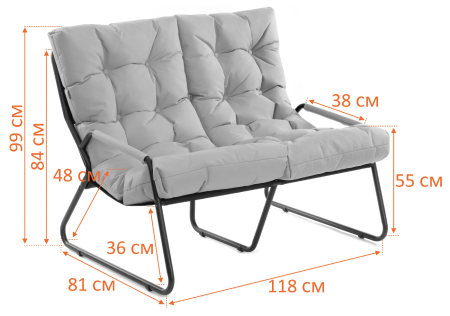 Диван Ergo/Эрго зеленый