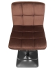 Стул барный DOMINIC шоколадный велюр MJ9-111