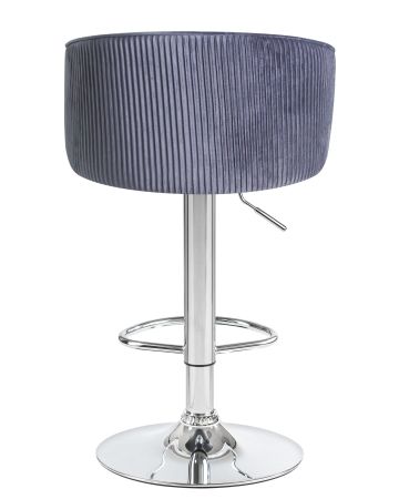 Стул барный DARCY серый велюр 1922-19