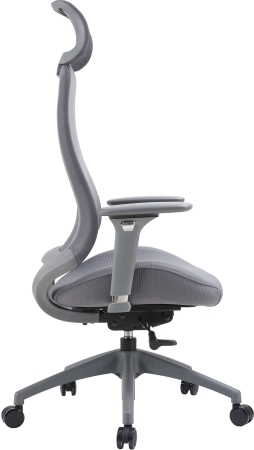 Эргономичное кресло Ant серый ткань серый