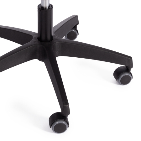 Кресло START флок и ткань, черный и серый