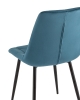 Стул Флекс New велюр сине-зеленый