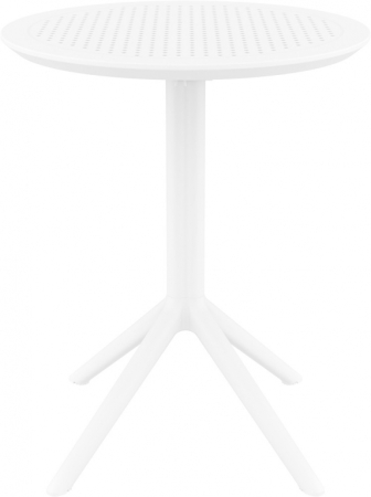 Стол пластиковый складной Siesta Contract Sky Folding Table Ø60 белый
