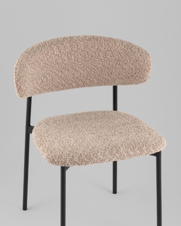 Стул Sevyn букле кофейный