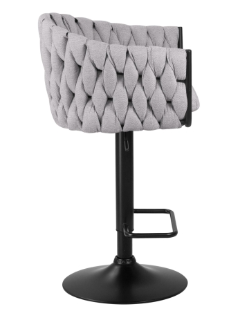 Набор 2 шт Стул барный LEON, серая ткань (LAR 275-17)