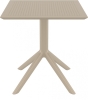 Стол пластиковый Siesta Contract Sky Table 70 бежевый