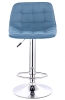 Барный стул Cooper ткань голубой
