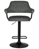 Стул барный CHARLY BLACK серый твид LEO11