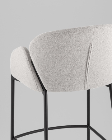 Стул барный Melia светло-серый