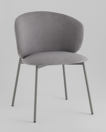 Стул Блейз велюр серый