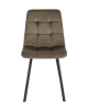 Стул обеденный Chilly коричневый велюр