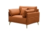 Кресло CALIFORNIA NAPPA SF002 коричневый