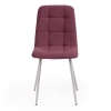 Стул CHILLY MAX велюр и металл, 45х59х88 см, сливовый 16, белый