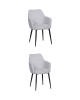 Стул обеденный Katys светло-серый рогожка 2 шт.