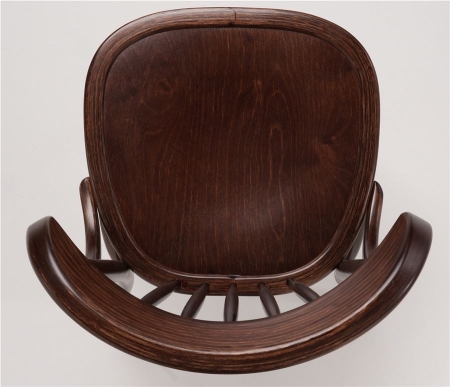 Стул венский Линц темный тон с твердым сиденьем