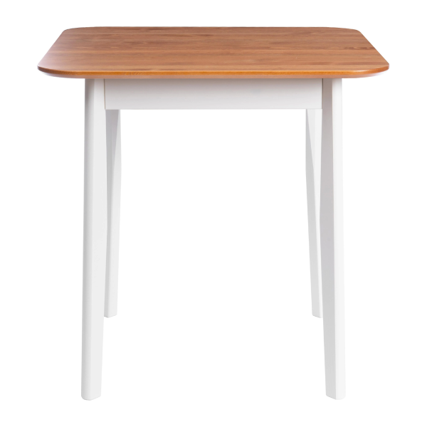 Стол Соната Люкс 75х75х75 см белые ножки