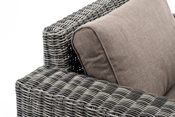 "Боно" кресло из искусственного ротанга, графит
