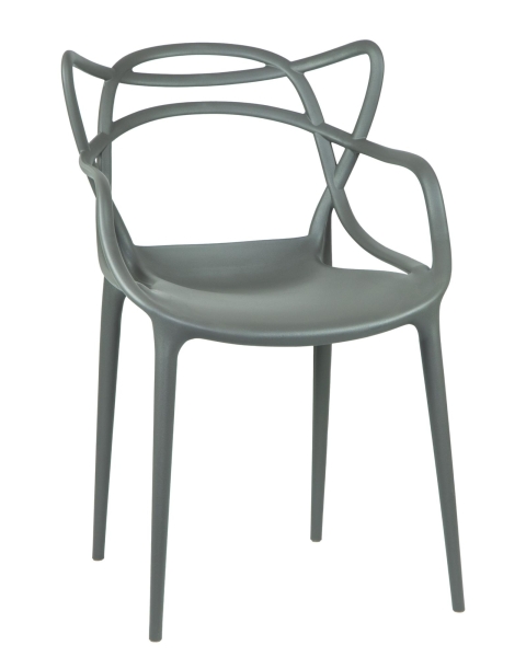 Набор 4 шт Стул обеденный MASTERS, темно-серый (GR-04)