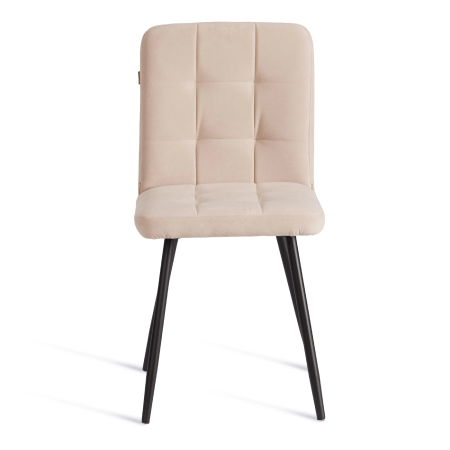 Стул обеденный Medeo бежевый велюр