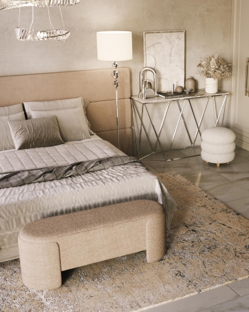 Банкетка Taks букле капучино