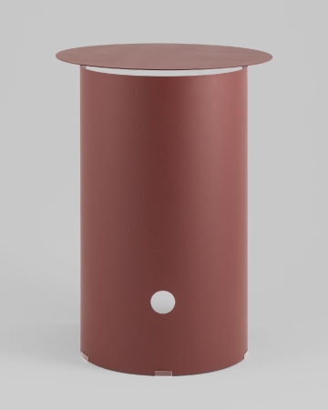 Журнальный столик Floire металл бордовый