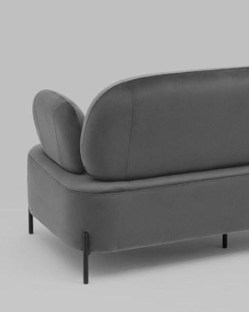 Диван Кэнди велюр серый