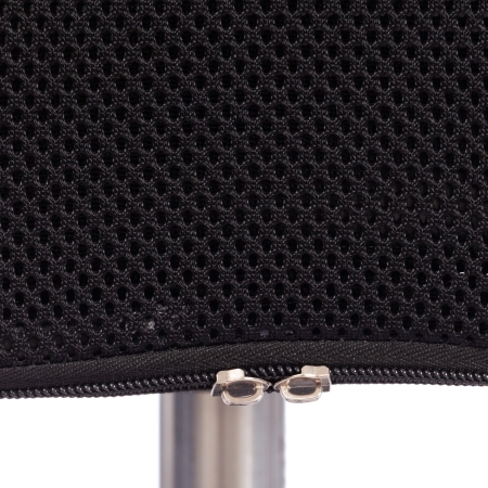 Кресло START флок и ткань, серый и черный