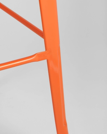 Стул барный TOLIX оранжевый глянцевый