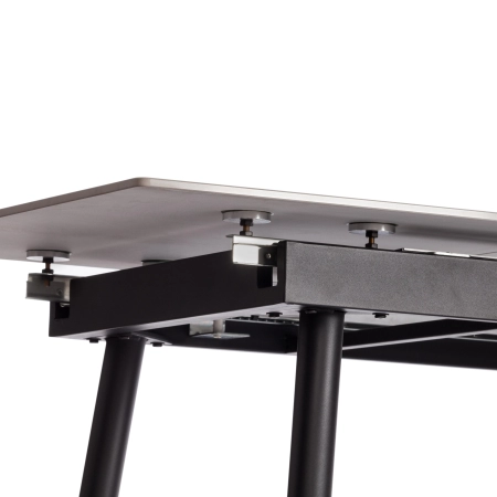 Стол обеденный Balmoral/Балморал серый и черный