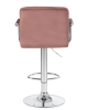 Стул барный KRUGER ARM пудрово-розовый велюр MJ9-32