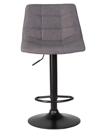 Набор 2 шт Стул барный TAILOR BLACK, серая ткань (188-55)