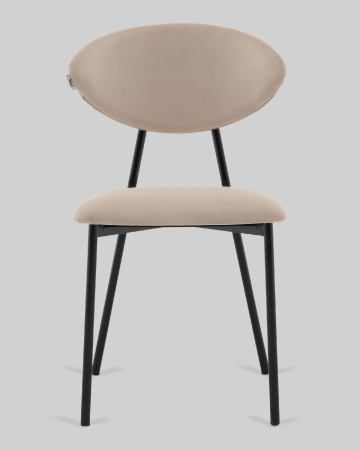 Стул обеденный Квинси велюр кремовый