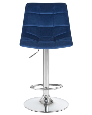 Набор 2 шт Стул барный TAILOR, синий велюр (MJ9-117)